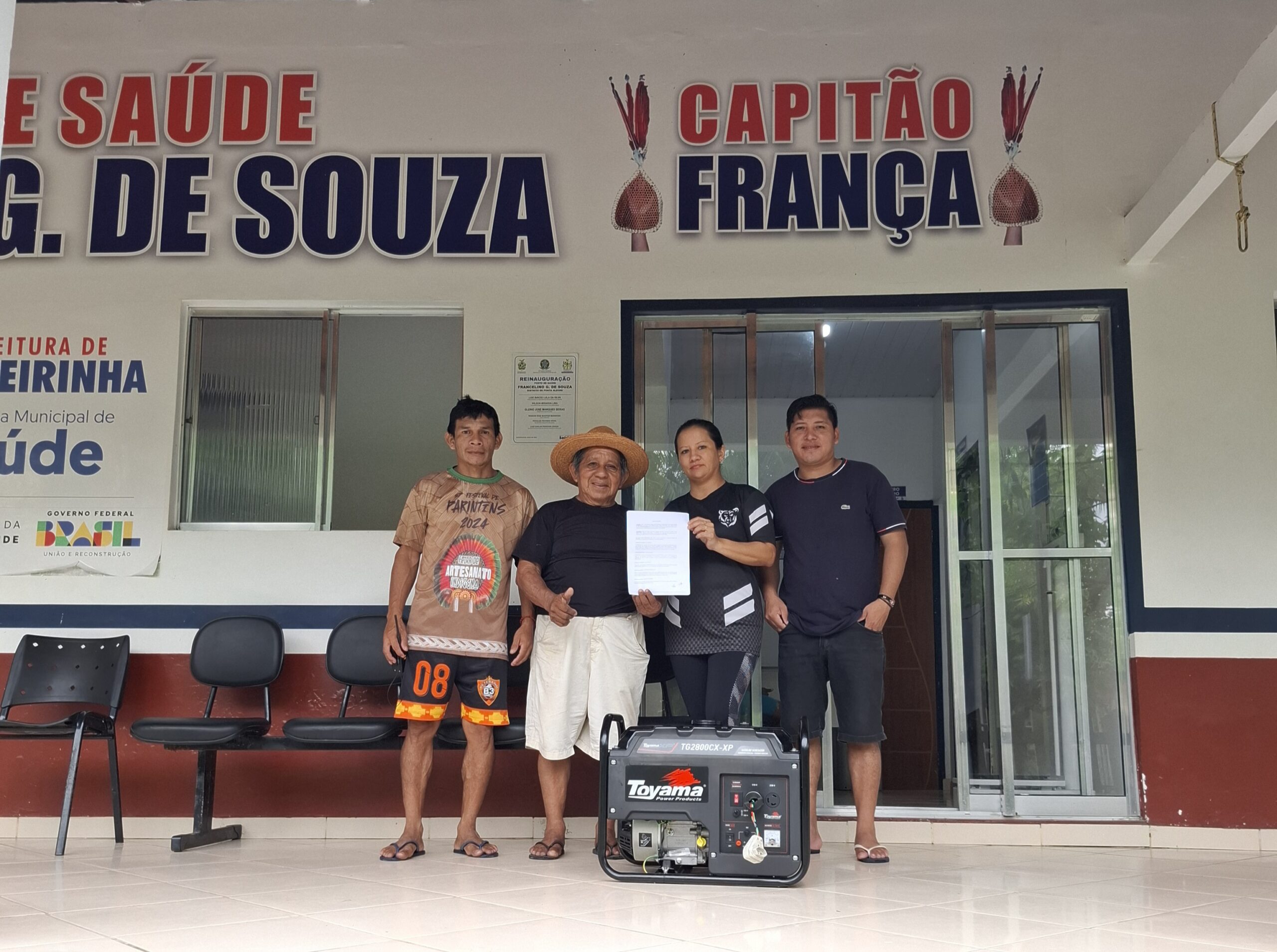 KAPI FAZ DOAÇÃO AO POSTO DE SAÚDE CAPITÃO FRANÇA