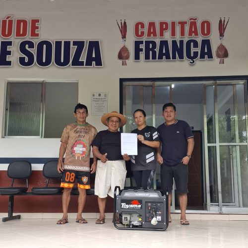 KAPI FAZ DOAÇÃO AO POSTO DE SAÚDE CAPITÃO FRANÇA